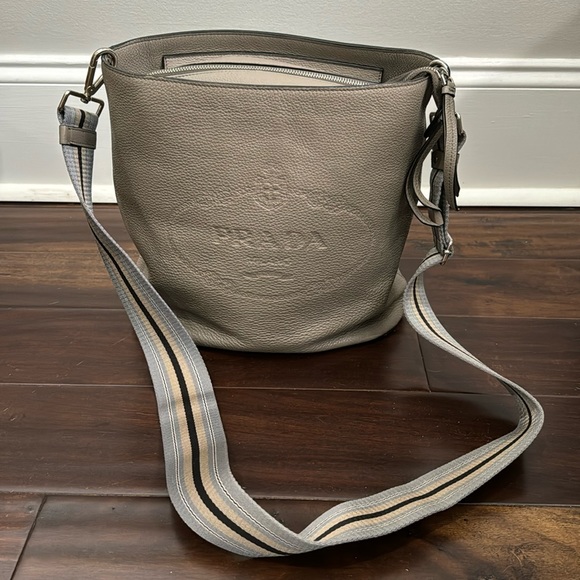 Prada Vitello Phenix Hobo Handbag - Picture 1 of 16